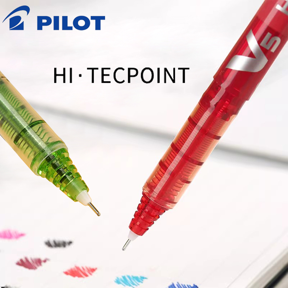 12pcs Pulpen Gel Japan Pilot B - Pilot Pen V5 ulasan dan harga