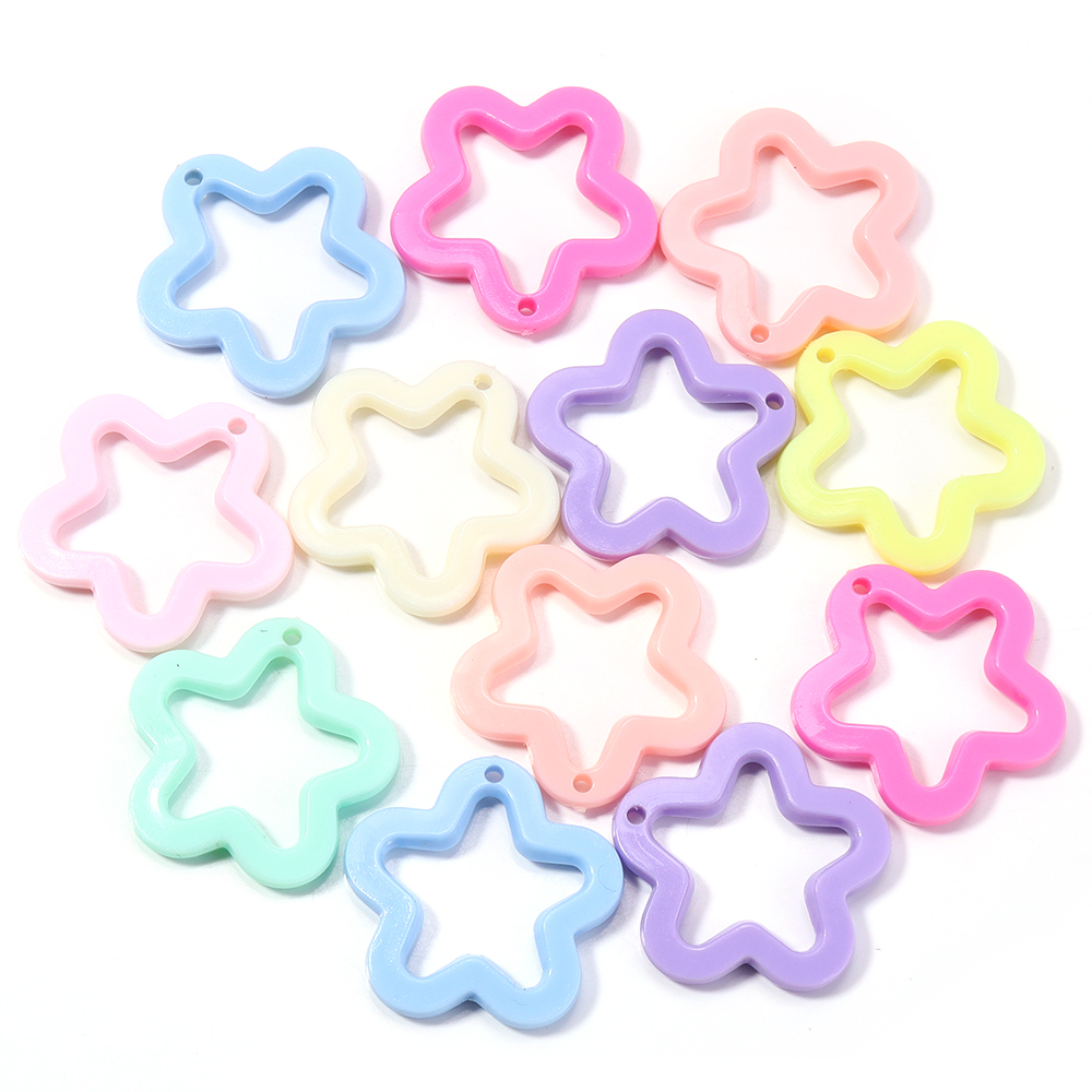 30pcs/lot Liontin Bintang Akri - Resin Craft Projects ulasan dan harga