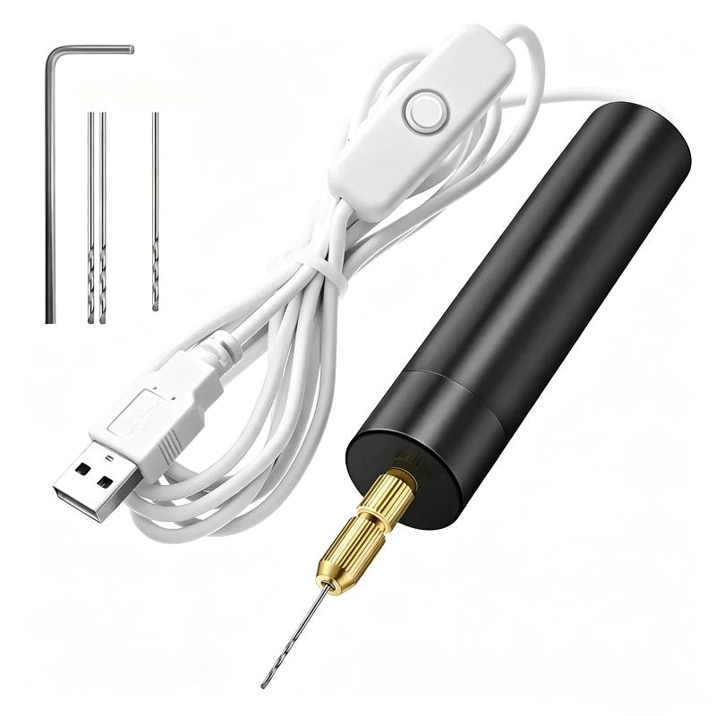 Bor Putar Mini USB 3 Bit Set A - Resin Craft Workshop ulasan dan harga