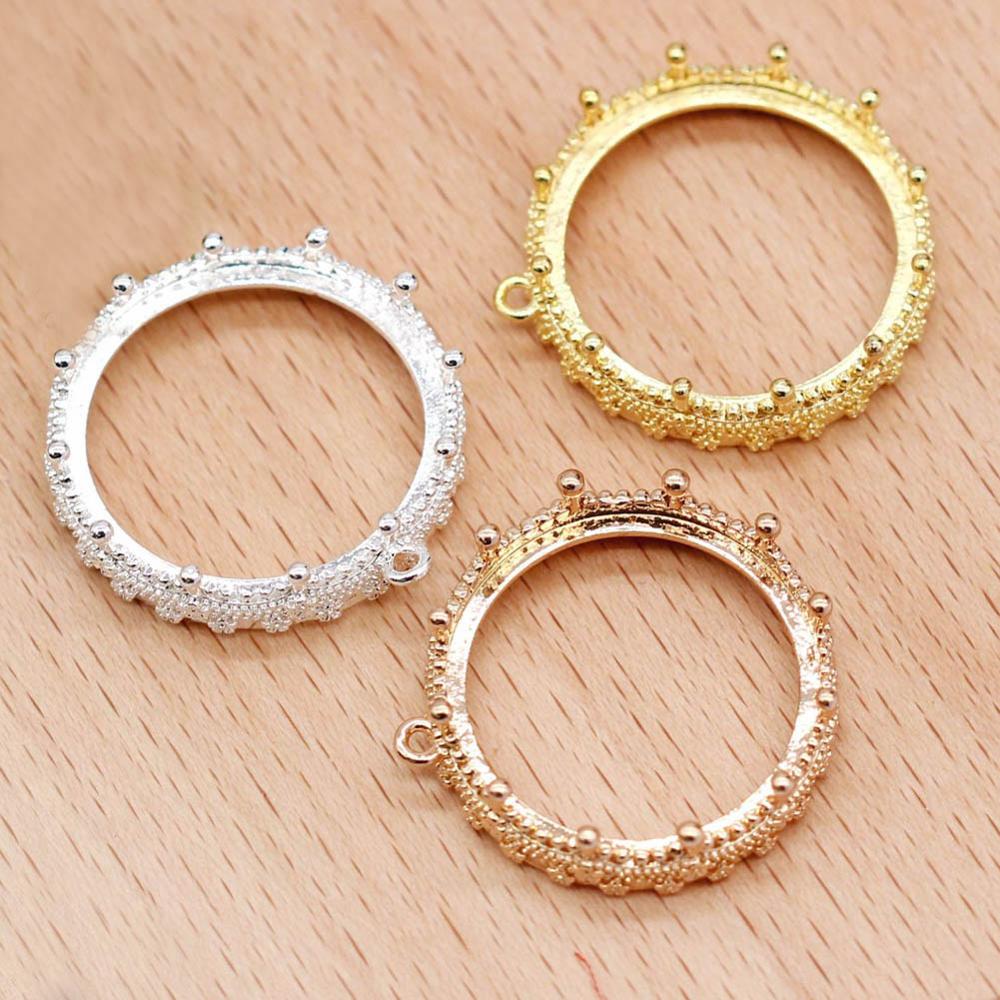 20Pcs Kuningan Dicor Buka Kemb - Bezels Set Pendant ulasan dan harga