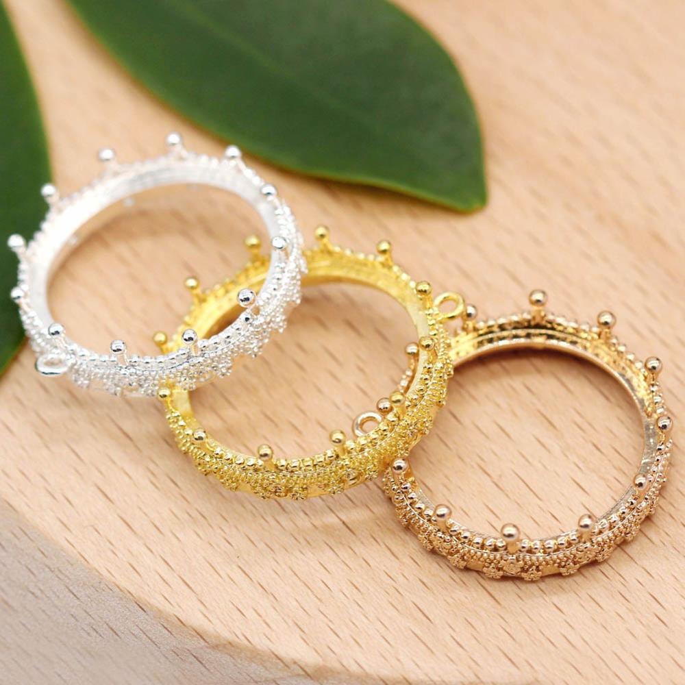 20Pcs Kuningan Dicor Buka Kemb - Bezels Set Pendant ulasan dan harga