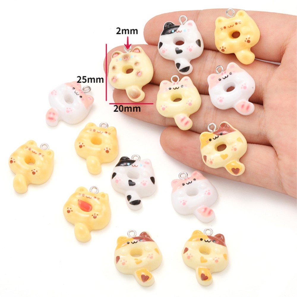 10Pcs Gantungan Kunci Resin Ku - Resin Crafts Diy ulasan dan harga