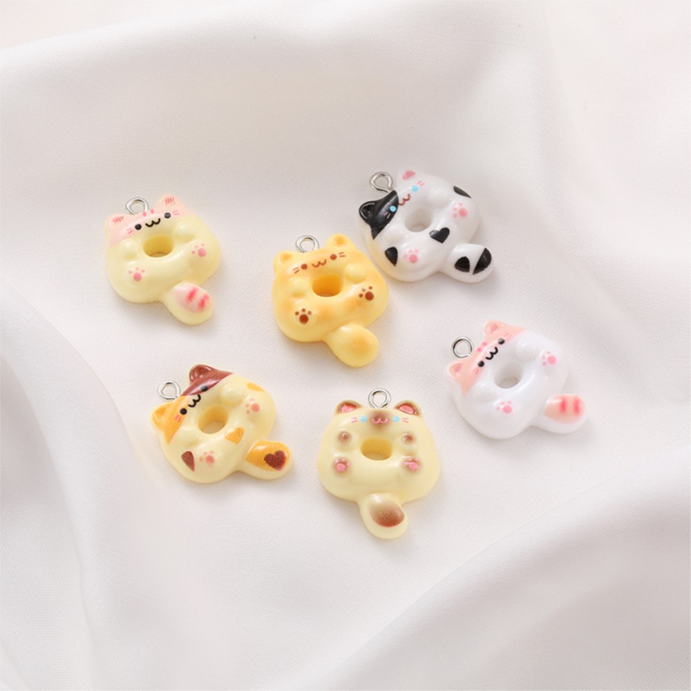 10Pcs Gantungan Kunci Resin Ku - Resin Crafts Diy ulasan dan harga