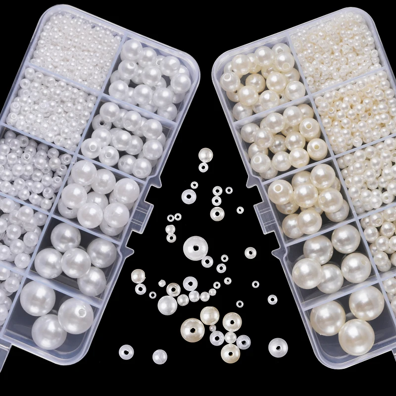 800pcs Manik-manik Resin Mutia - Resin Crafts Diy ulasan dan harga