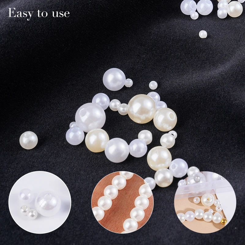 800pcs Manik-manik Resin Mutia - Resin Crafts Diy ulasan dan harga