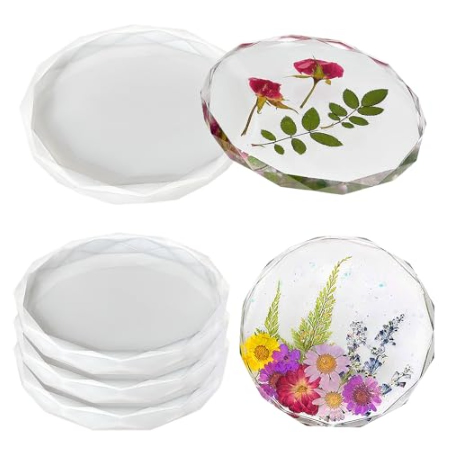 4 Paket Cetakan Coaster - Ceta - Geode Mold Silicone ulasan dan harga