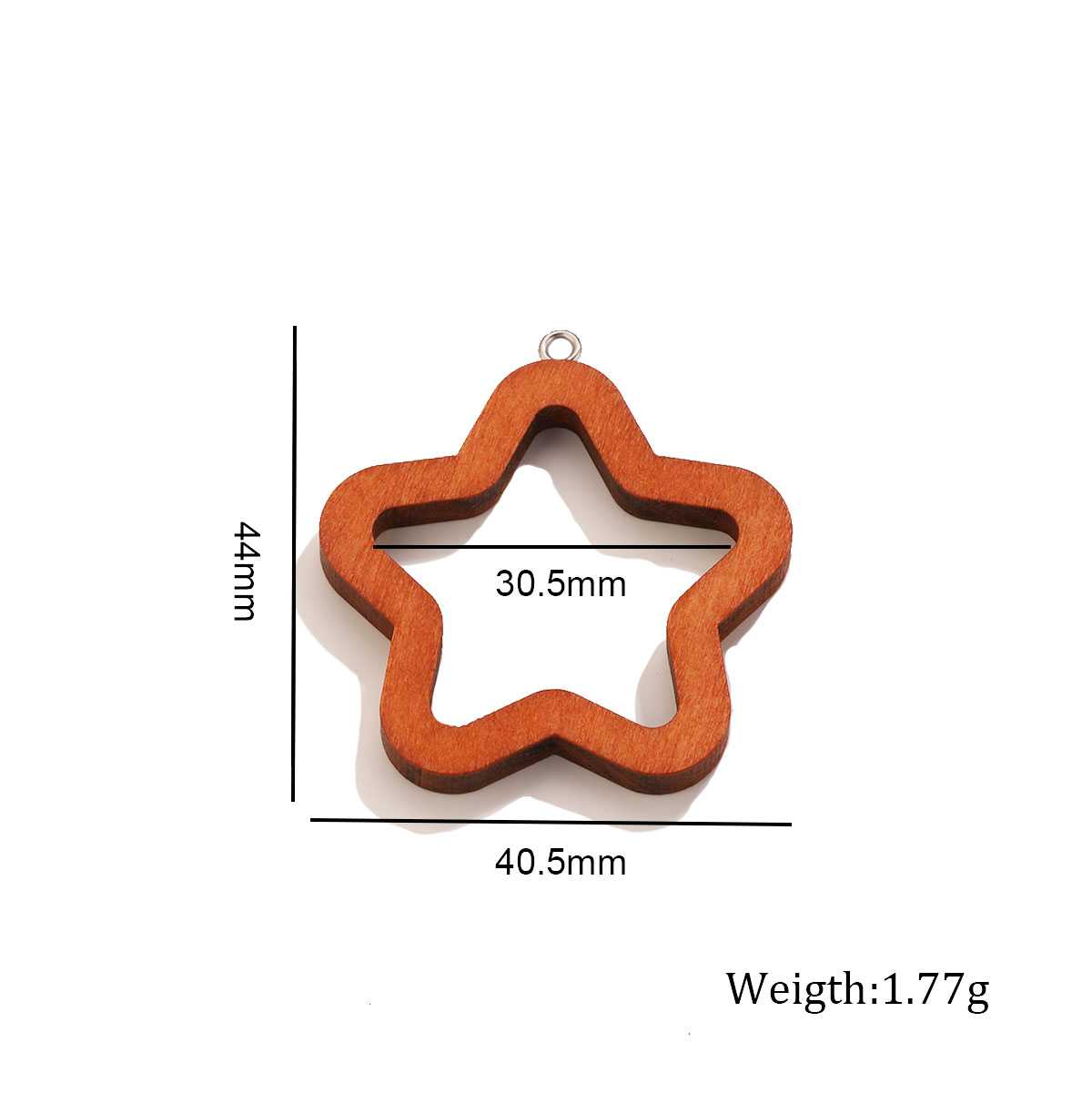 10 Buah Jimat Geometris Kayu S - Resin Craft Projects ulasan dan harga