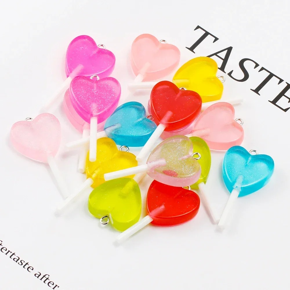 10Pcs Gantungan Resin Permen L - Resin Craft Projects ulasan dan harga