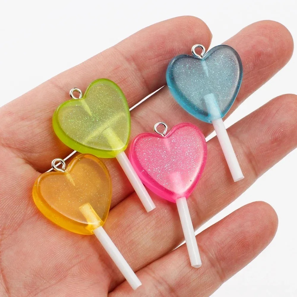 10Pcs Gantungan Resin Permen L - Resin Craft Projects ulasan dan harga